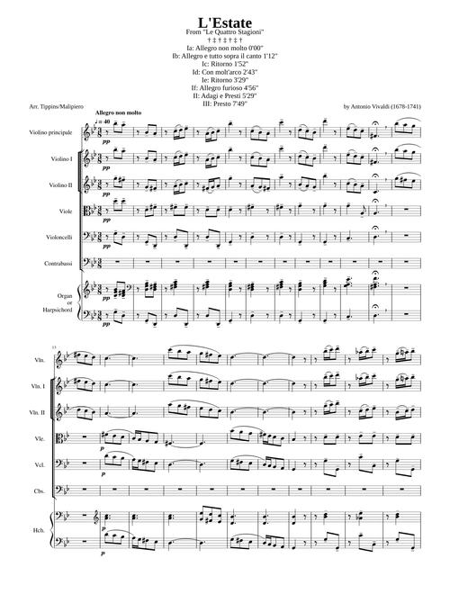 Antonio Vivaldi (The Four Seasons Summer)