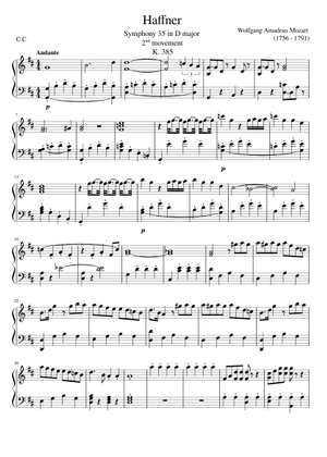 MOZERT/交響曲第35番