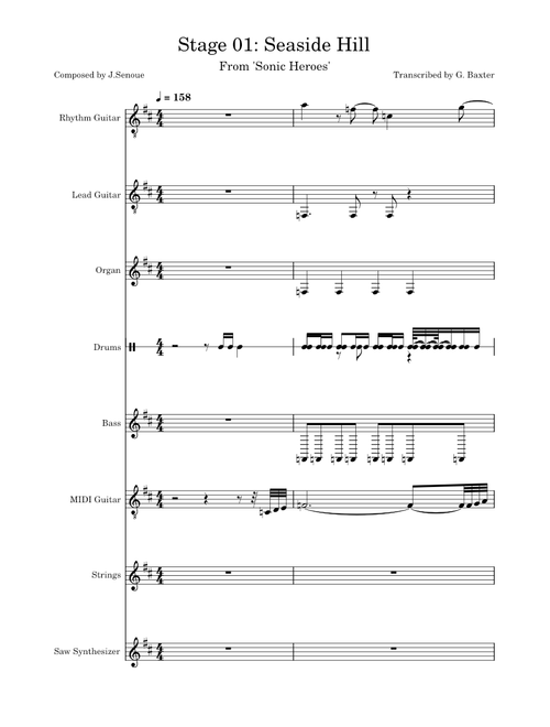 Seaside Hill: Stage 01 - Sonic Heroes - Jun Senoue