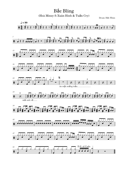 BẮC BLING - trống