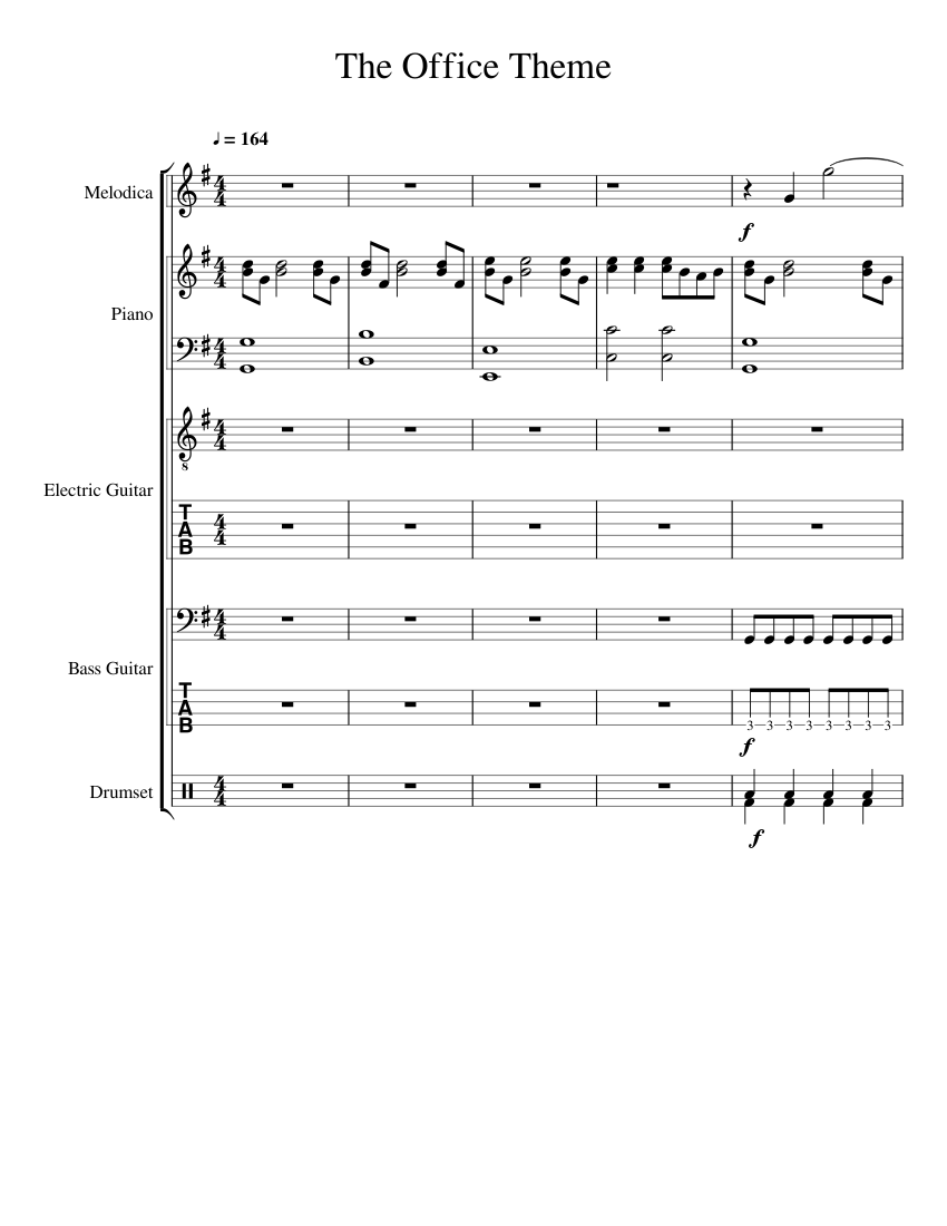Melodica office theme top