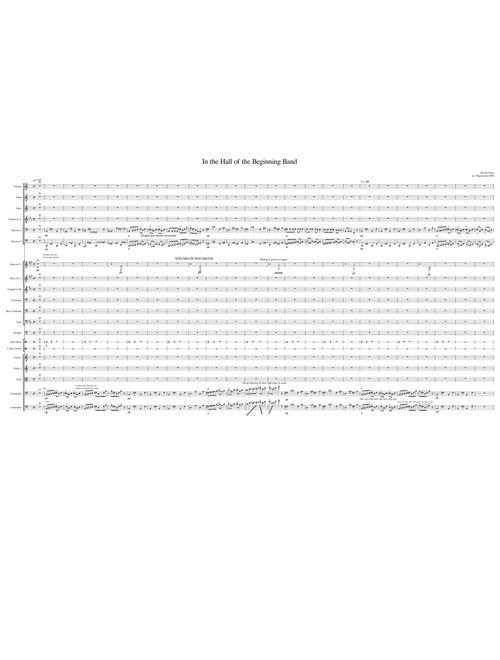 In the Hall of the Beginning Band