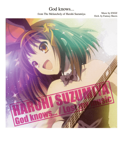 The Melancholy of Haruhi Suzumiya - God knows...