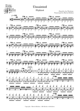 Free Slipknot sheet music | Download PDF or print on MuseScore.com