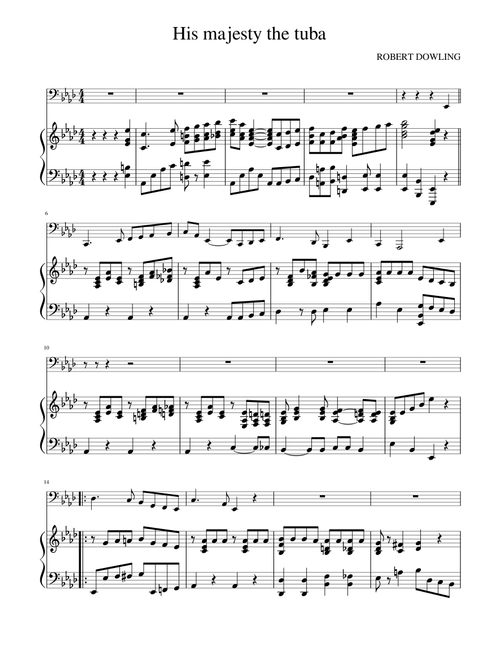 His majesty the tuba – Robert Dowling