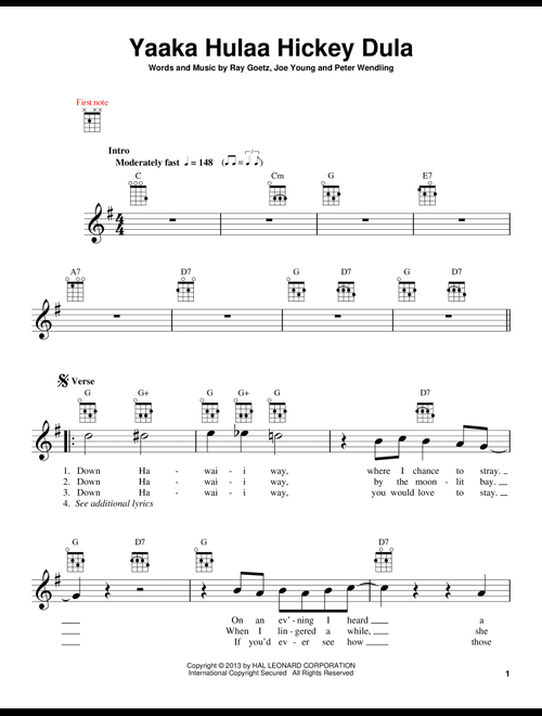 Yaaka Hulaa Hickey Dula - Peter Wendling (Ukulele)