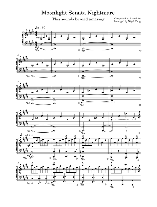 Moonlight Sonata Nightmare