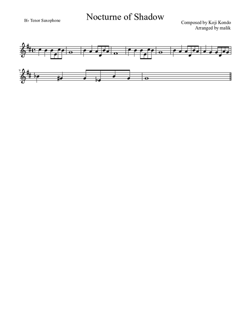 Nocturne of Shadow