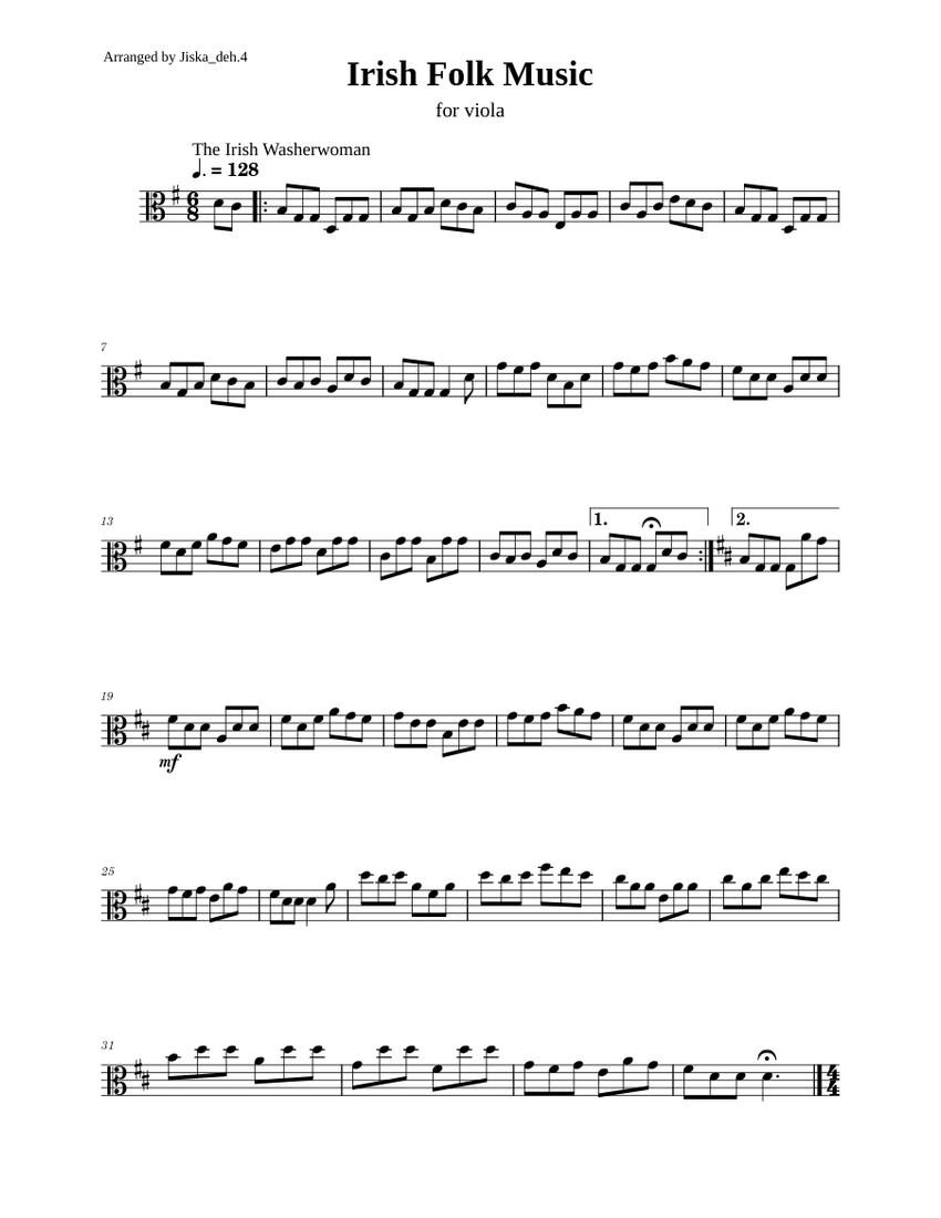 Folk viola top