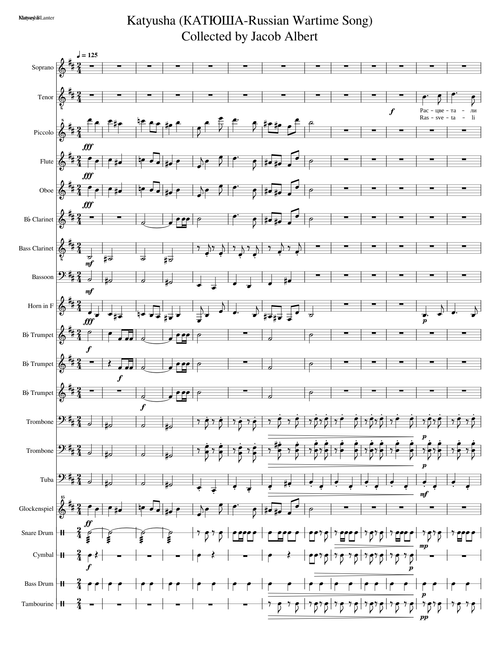 Katyusha – Matvey Blanter Katyusha