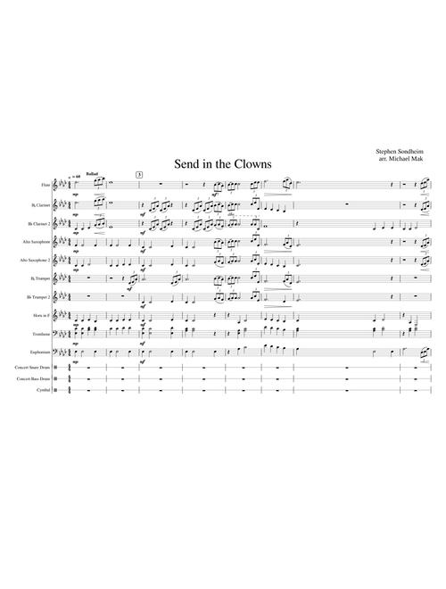 Send in the Clowns - Steven Sondheim