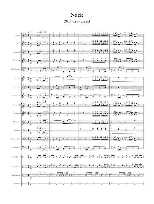 Neck Marching Band