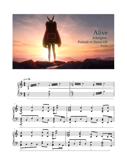 Alive – ReoNa (Arknights: Prelude to Dawn OP | TV ver.)