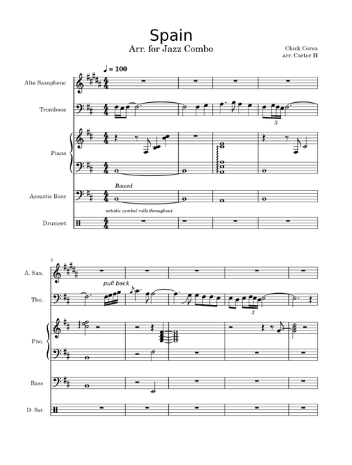 Spain Jazz Combo– Chick Corea