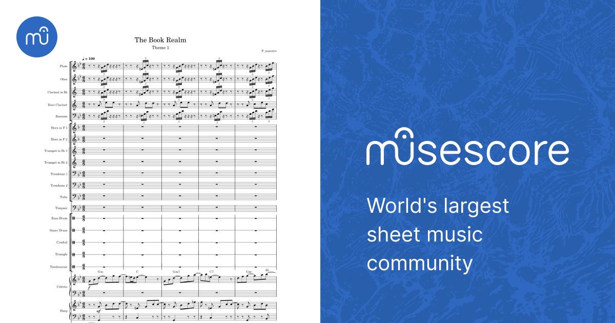 The Book Realm Sheet Music for Trombone, Tuba, Celesta, Flute & more ...