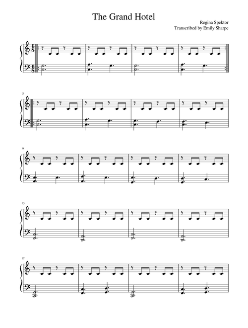 The Grand Hotel - Regina Spektor