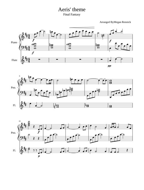 Aeris Theme Final Fantasy