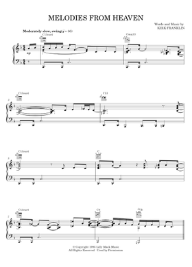 Free Kirk Franklin sheet music | Download PDF or print on