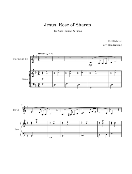 Jesus, Rose of Sharon – Charles Hutchinson Gabriel
