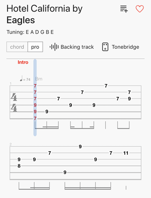 Eagles - Chords and Tabs