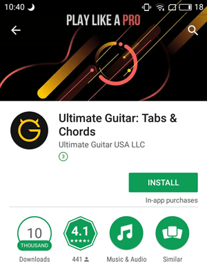 downloading ultimate guitar pro tabs